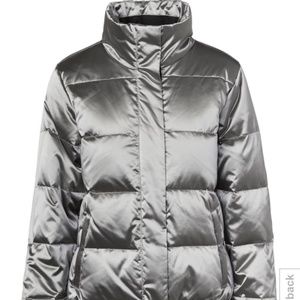 Athleta Silver Size M down jacket